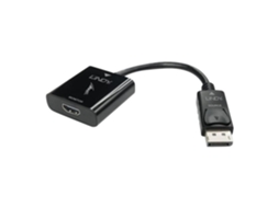 Adaptador De Áudio E Vídeo Lindy Displayport Para Hdmi 4k A 60 Hz Preto Pc/tv/projetor Slowmoose