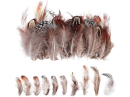 Conjunto De 300 Peças De Plumas Variadas Para Artesanato E Decoração.