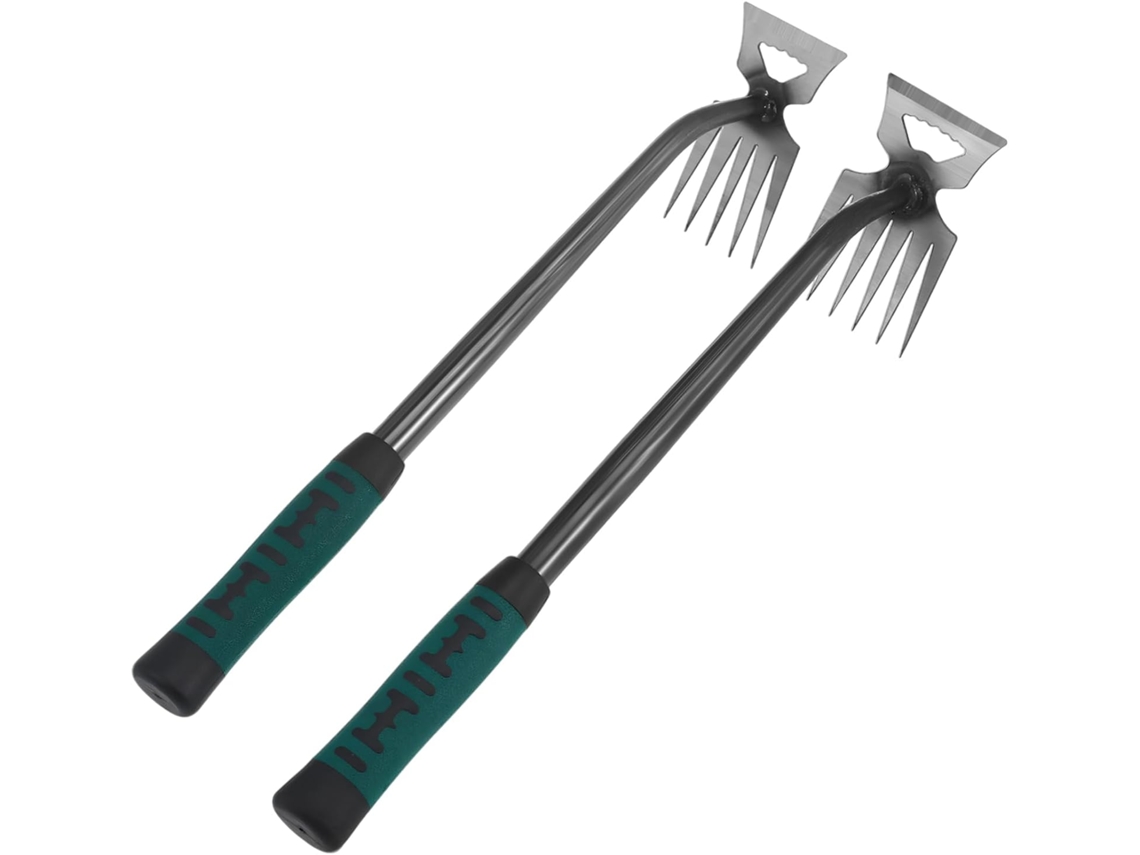 Conjunto De 2 Cinzéis De Aço Com Fenda Para Remover Ervas Daninhas |
