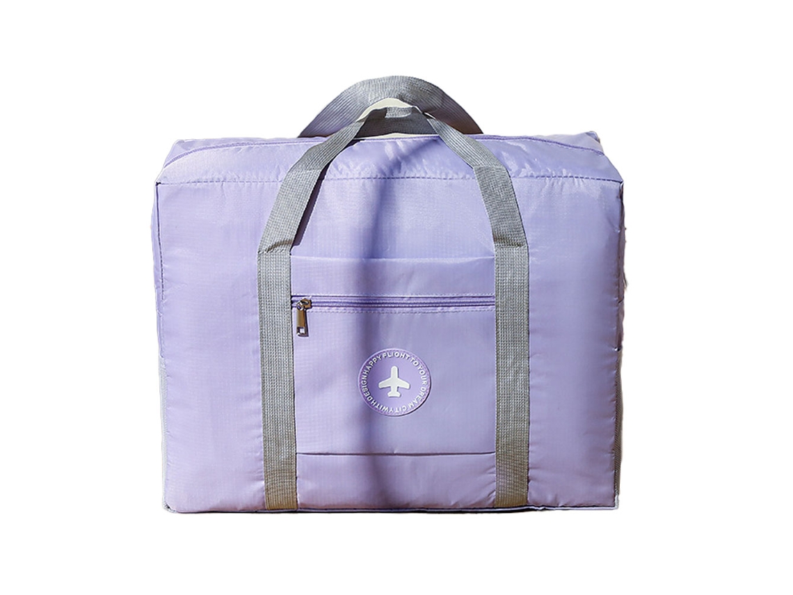 Bolsa AQUAFORGE de alta capacidade, acabamento moderno, cor sólida, para levar na mão (roxa)