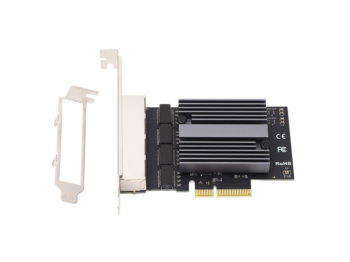 Placa De Rede Com Fio (rede 2.5g De 4 Portas, Suportando Servidor, Nas, Roteador Soft)