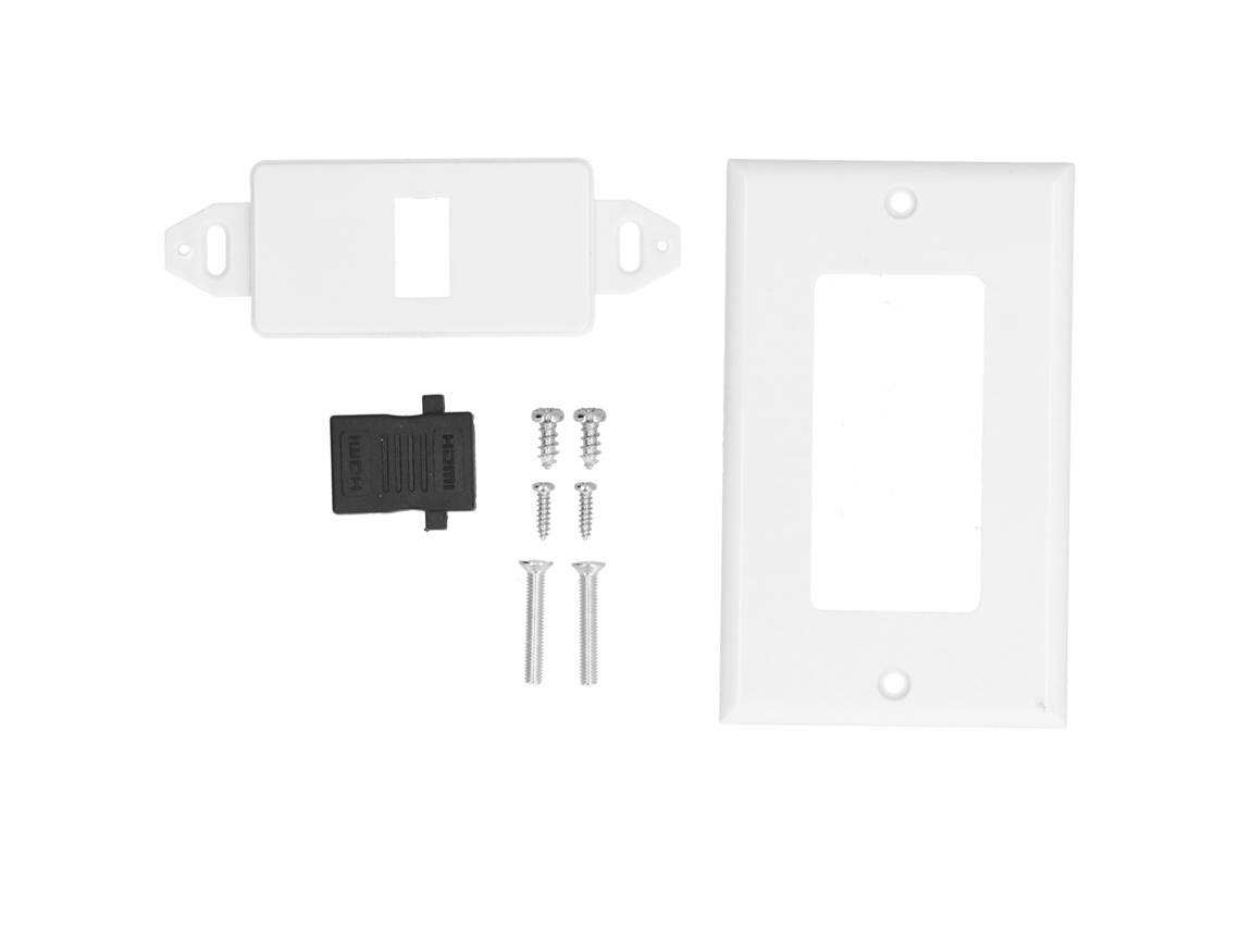 Placa De Parede Hdmi 4k Alta Resolução Sem Solda