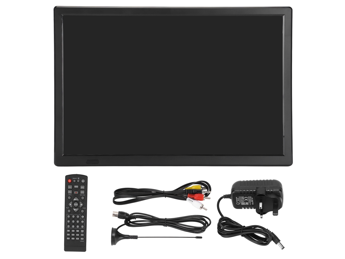 Tv Digital Led Portátil EOOCOO (15,5 polegadas, 1080p, 100-240v)