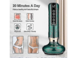 Massageador Elétrico Com Ventosa A Vácuo E Calor Infravermelho - Gua Sha Anticelulite E Emagrecimento