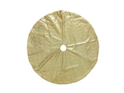 Laxiscreed Tapete Natalício Com Pestana Dourada E Paetês, 90cm Para Decoração Festiva
