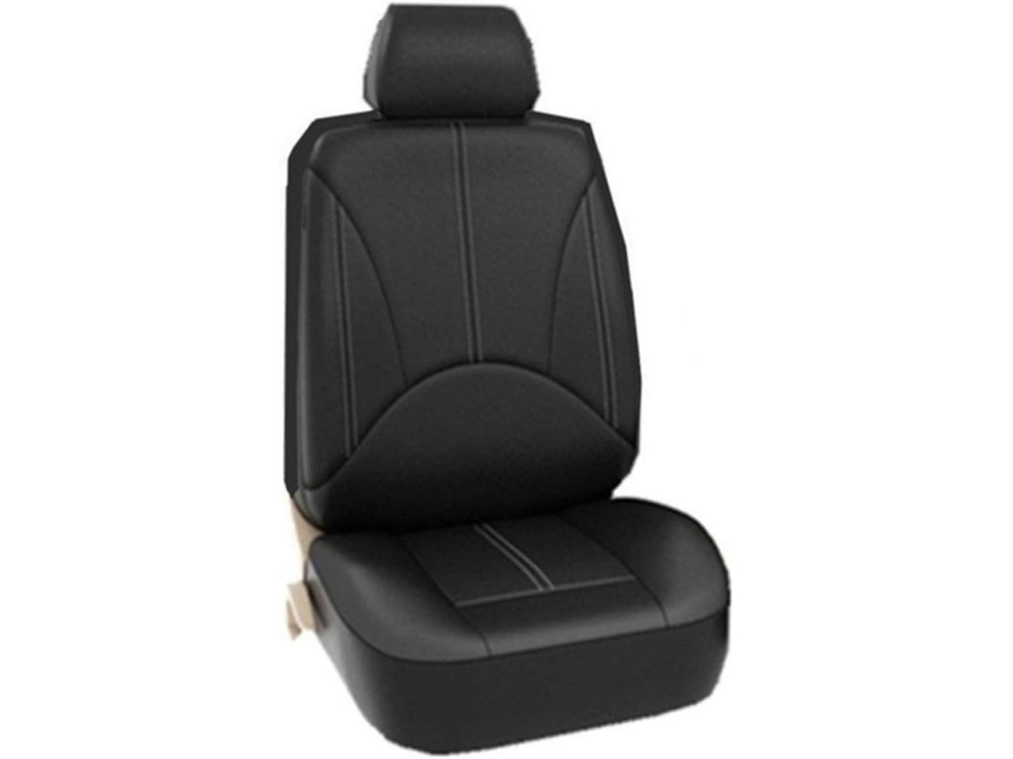Conjunto De 4 Capas Para Bancos De Carro Em Couro Pu Resistente Ao Desgaste.