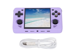 Console de Jogo Portátil Roxo Rgb30 Tela Horizontal Joystick Nostálgico Retrô Arcade 16g+128 EOOCOO (open Source Handheld Tela Ips Hd de 4 Polegadas)