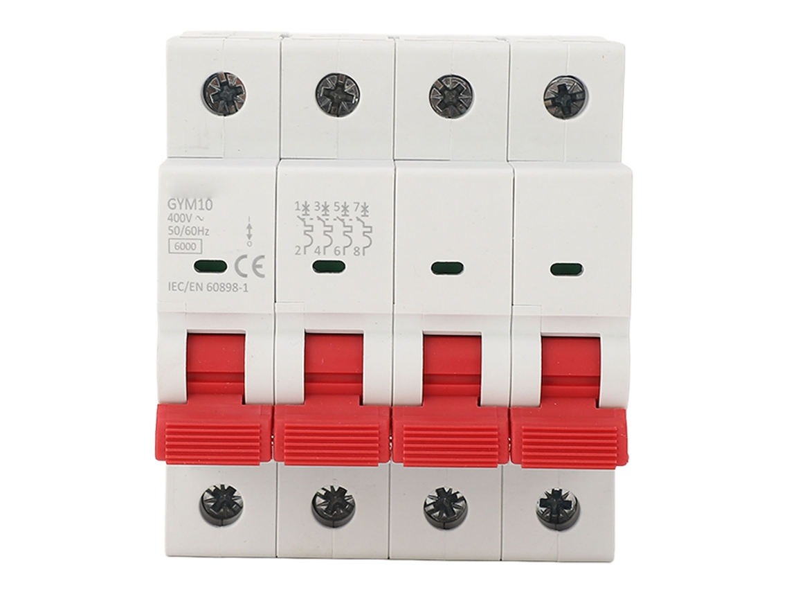 Laxiscreed Disjuntor Miniatura 4p 400v Com Proteção Contra Sobrecarga Para Sistemas Elétricos