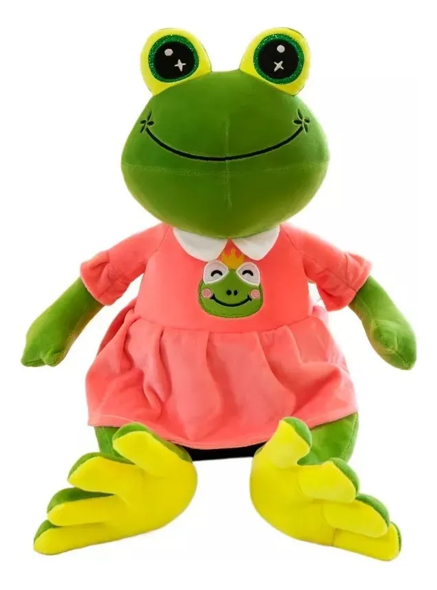 Brinquedo De Pelúcia Caco, O Sapo, De Qualidade Premium, Sapo Saltador Da Modavayotoy