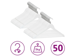 Hanger, Hangers Vidaxl Branco Madeira
