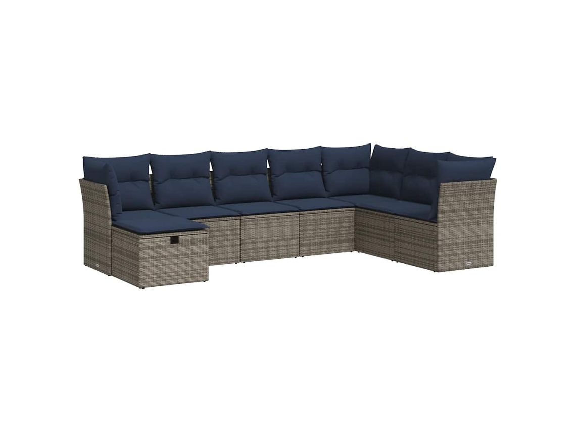 Garden Sofa Set, Garden Sofa Sets Vidaxl Cinzeto Rattan / Vime (n/a)