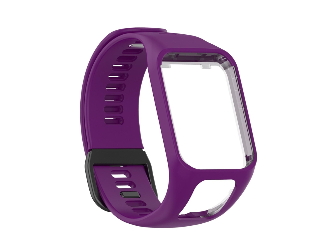 Cinto De Pulseira Compatível Com Tomtom Smart Bracelet Runner23 Spark Silicone Impermeável