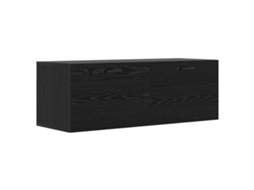 Maison Exclusive - Armário De Parede Carvalho Preto 100 X 36,5 X 35 Cm