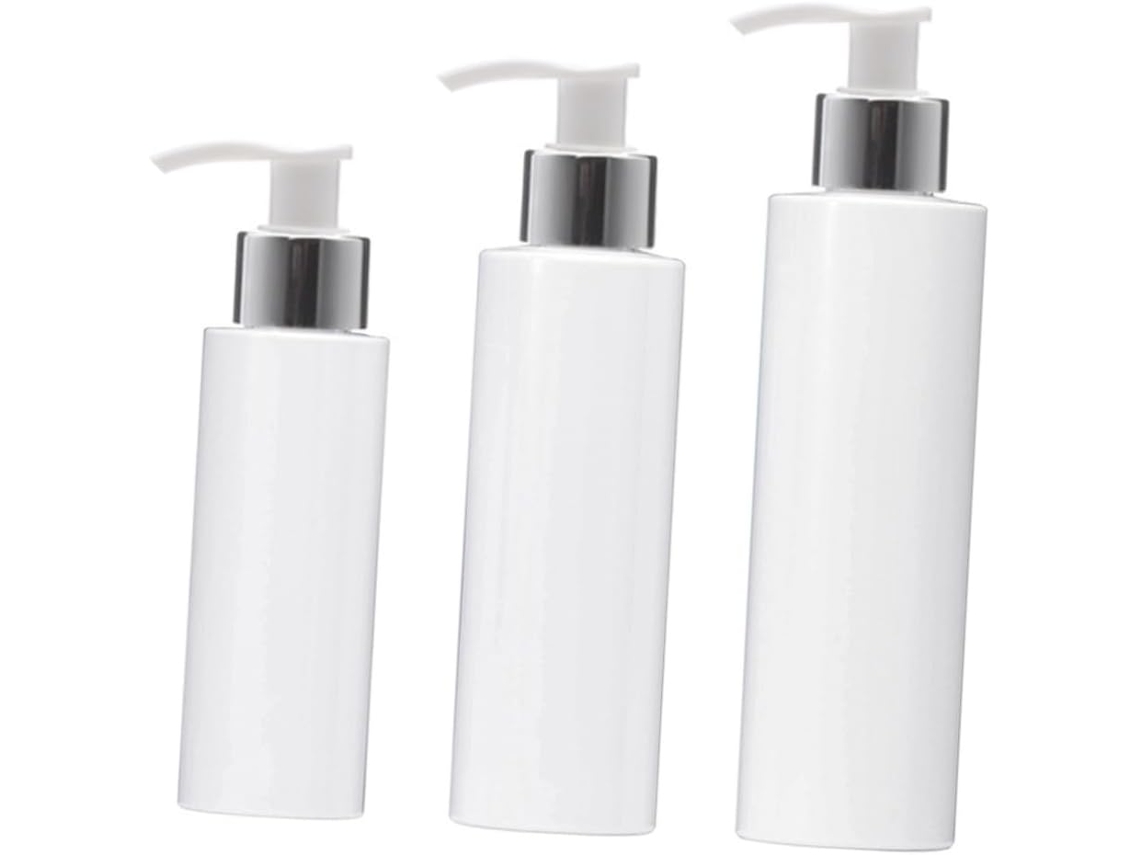 Conjunto De 9 Frascos Plásticos Reutilizáveis Para Loção, Dispensadores Para Cosméticos De Cuidados Corporais
