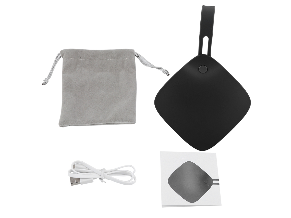 Aquecedor de Mãos Portátil Usb Recarregável 5000mah Bateria Anti explosão com 2 Níveis de Temperatura Preto