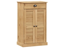Shoe Cabinet, Shoe Cabinets Vidaxl Marrom Madeira De Pinho (n/a)