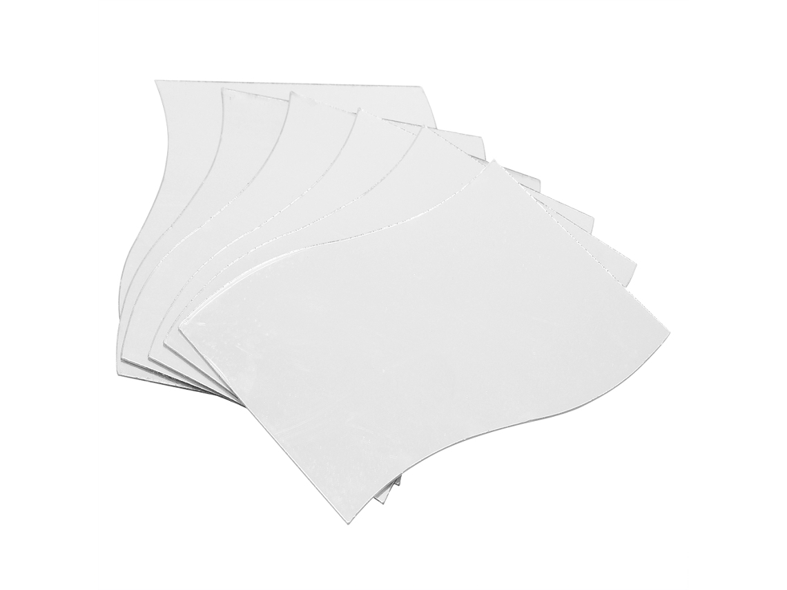 6pcs Espelho Parede Ondulado LAXISCREED Decor