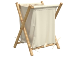 Laundry Basket, Laundry Baskets Vidaxl Marrom Bambu (45 X 55 X 63.5 Cm)
