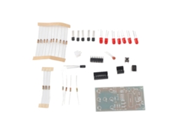 Kit De Dados Eletrônicos Diy 4.5~5v Com Led Vermelho Para Produção Eletrônica Divertida