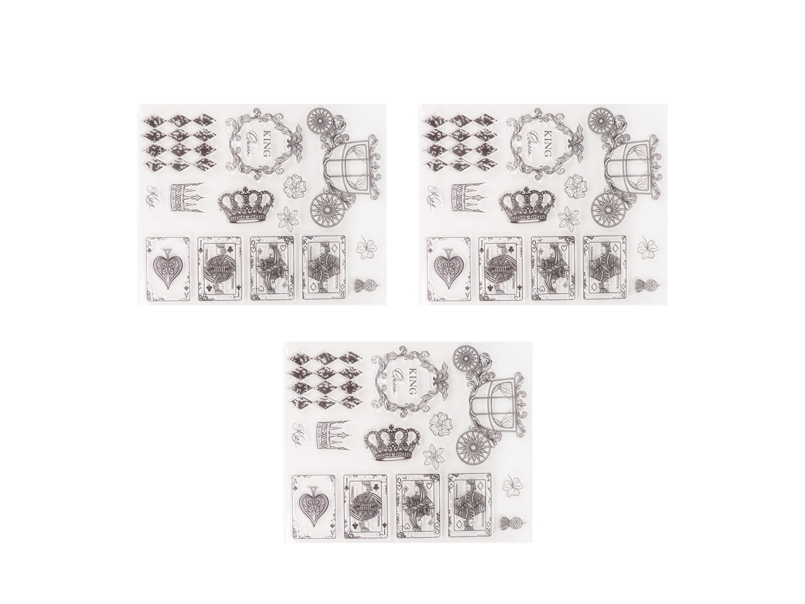 Peças De Selos Transparentes Tpr Para Scrapbooking E Manuais, Duráveis E Reutilizáveis