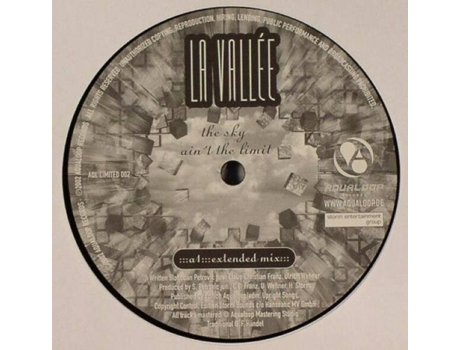 Vinil The Sky Aint The Limit Aqualoop Records