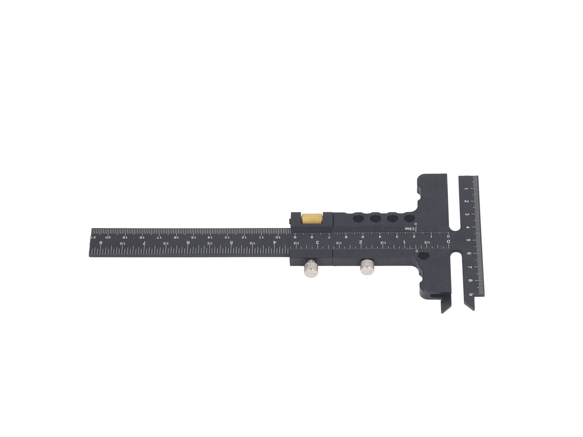 Ferramenta De Nivelamento Laxiscreed Régua T Para Carpinteiro, Medição 0-100mm, Até 210mm, Alinhamento Fácil