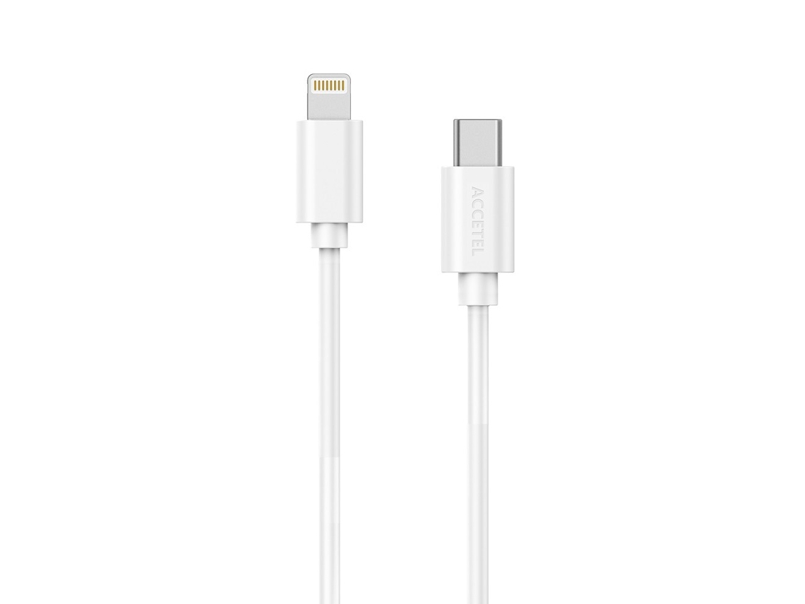 Cabo de carregamento rápido Cu2103 Pd 30w Tipo-C para Lightning (1m) Branco