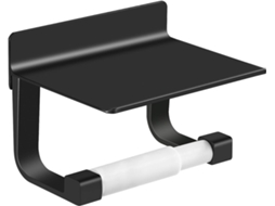 Suporte para Papel Higiênico Suporte para Papel Higiênico com Adesivo Forte Suporte para Papel Higiênico, Autoadesivo, Alumínio Prata BRILVIBERA