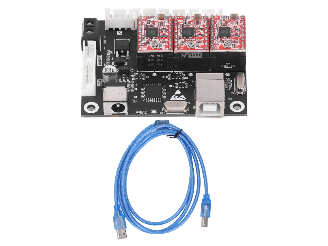 Placa de Controle para Gravador a Laser S/MARCA 3 Eixos, USB