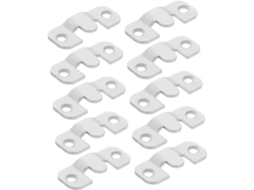 Conjunto De 20 Suportes De Aço Inoxidável Com Trava Para Molduras De Fotos, Resistentes. Gokoco