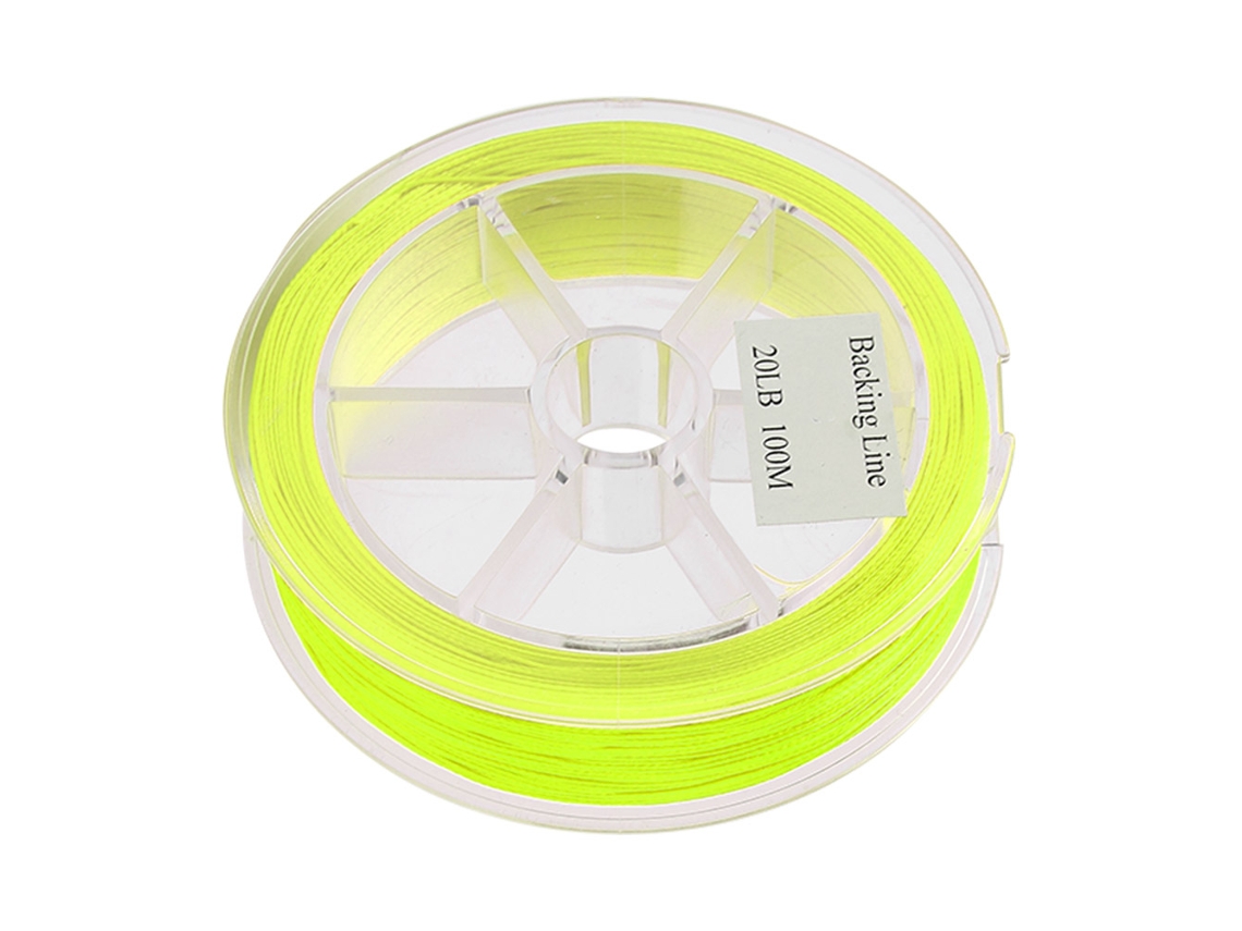 Linha de Pesca Fly Nylon 100m Amarela Fluorescente