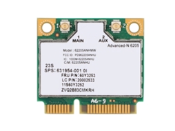 Placa de Rede Wireless Intel N6205 Mini PCI com 300Mbps para Notebook | S/MARCA