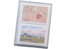 Mini Álbum De Fotos Em Filme De 3 Bolsas, 80 Bolsas, Capa Transparente, Estojo De Papel Para Fotos