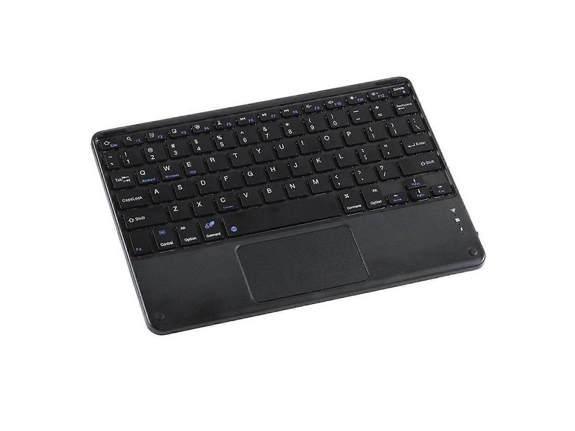 Lurelia Teclado Touchpad Bluetooth, Sem Fio, Abs, Touchpad, Cor Preto / Azul Para Pc, Tablet, Laptop, Ipad/ios