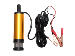 Bomba de Água 12v 38 Mm, Bomba a Diesel com Braçadeira, Aço Inoxidável, Cabo de Alimentação 3 M, para Diesel, Querosene e Água BRILVIBERA