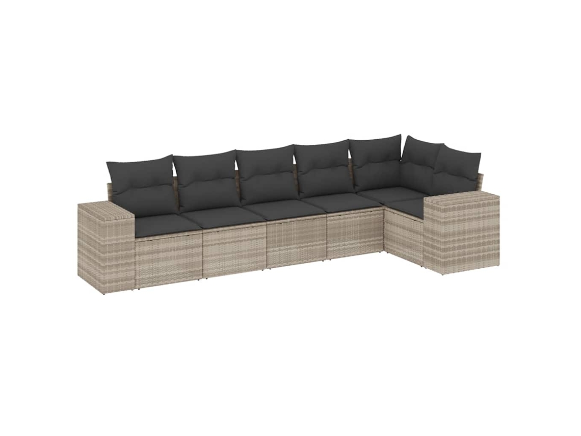 Garden Sofa Set, Garden Sofa Sets Vidaxl Cinzeto Rattan / Vime (n/a)