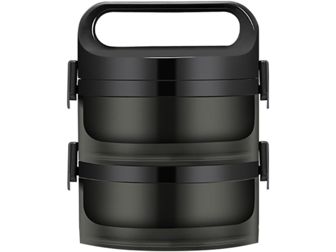 Lancheira Bento Ciieeo Em Aço Inoxidável Com Isolamento Térmico E Ventilação, Portátil, Ideal Para Escola E Camping, Com