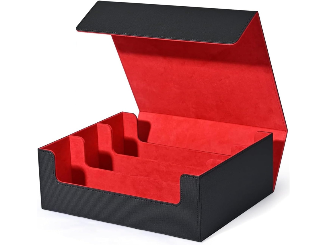 Caixa SFUSHOS, para cartas, com fecho magnético, suporte, compartimento para carregamento
