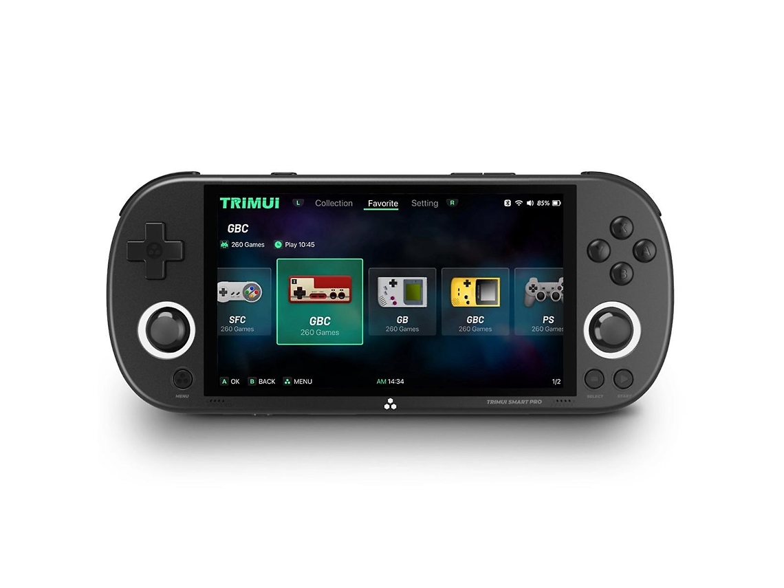 Consola De Jogos Portátil Smart Pro Open Source Retro Arcade Hd 4,96 Polegadas Ips Tela Game Console Linu Hengjian