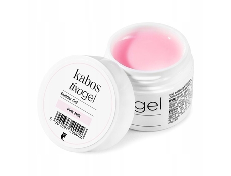 Gel De Construção Uv Led Kabos Tixogel Pink Milk 15 G