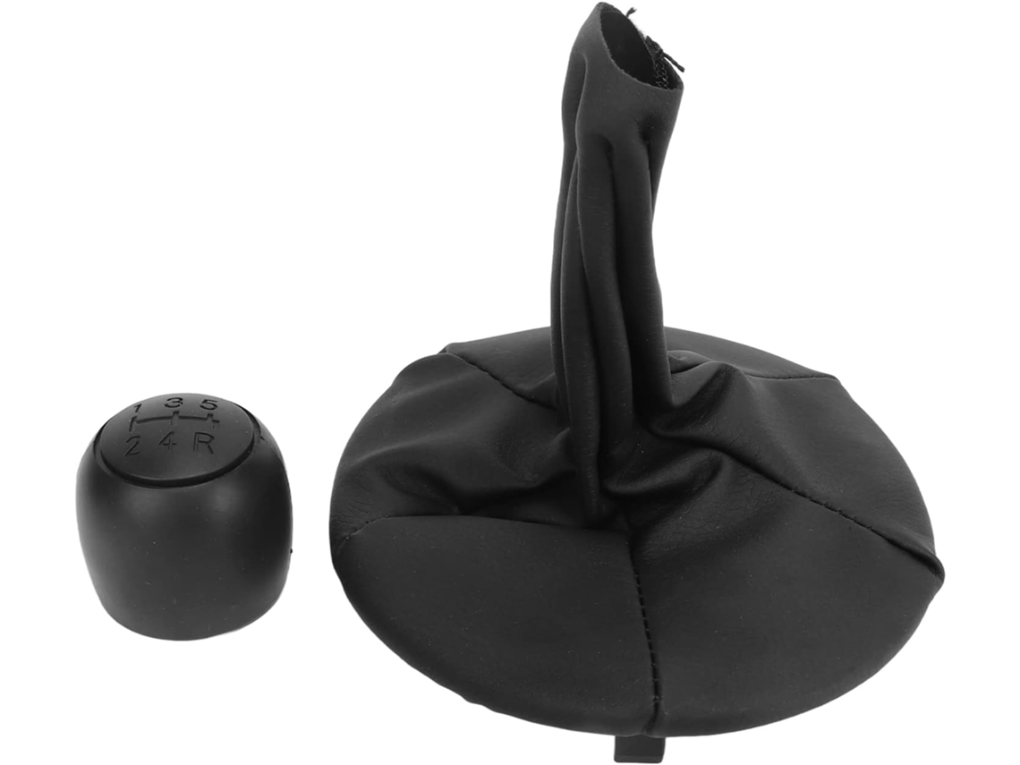 Manopla de Câmbio SFUSHOS Preta, Confortável, para Panda 2003 2012, 500c 2007 2013