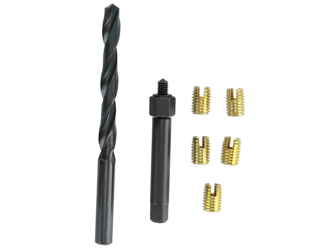 Kit De Inserção De Rosca Auto-perfurante M6x1 Para Reparação E Re-rosqueamento Com Laxiscreed