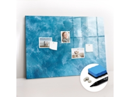 Quadro Magnético Decorativo Água Do Mar Para O Escritório Espelharte (100x70 Cm)