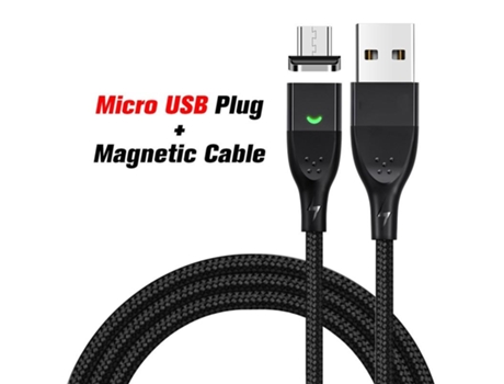 Cabo Micro Usb Magnético 3a Cabo Magnético Android De Carga Rápida Para Huawei Samsung Lg Xiaomi Fonken