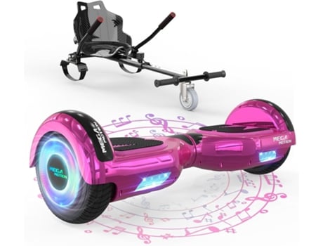 Hoverboard Mega Motion 6,5 Polegadas Bluetooth Led Light A03 Hoverboard Com Kart