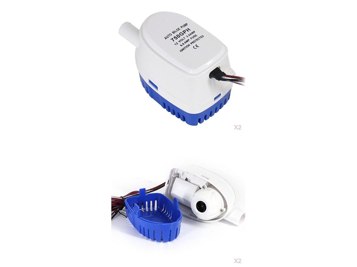4x Bomba De Água De Porão Submersível Automática Para Iate, Interruptor Automático E Flutuante De 12 V PENGDSJE
