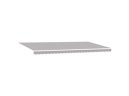 Toldo Retrátil Manual Com Led Cinza Claro Vidaxl (600 X 350 Cm)