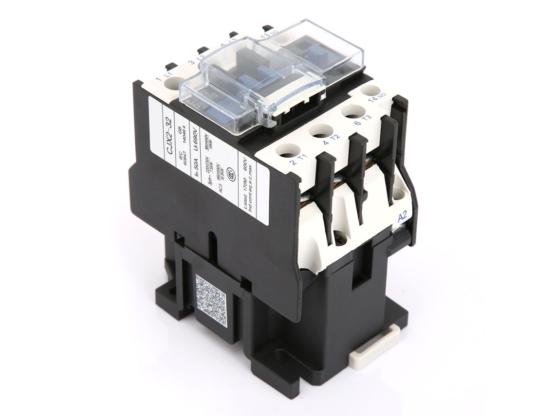 Contactor Eléctrico Industrial De Alta Sensibilidade Cjx2-3210 32a (110vac)
