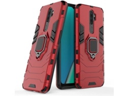 Capa Oppo A9 2020 HFS HOUSE Kickstand Vermelho