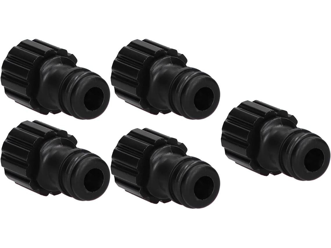 Conector De Niple Com Rosca Fêmea G3/8, 5 Peças, Para Irrigação